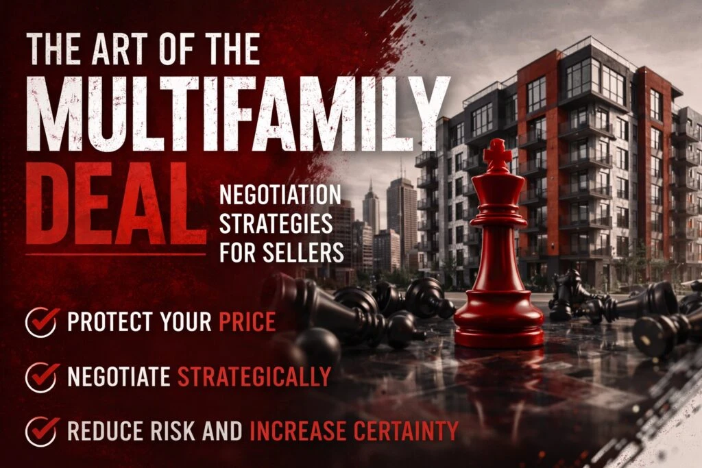 Multifamily negotiation tactics for sellers - apartment building deal strategy